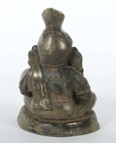 Großer Ganesha Indien, Bronze, patiniert, zweiarmi… - Foto 3