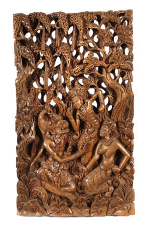 Ramayana-Schnitzrelief Indonesien, 20.Jh., Holz, d… - photo 1