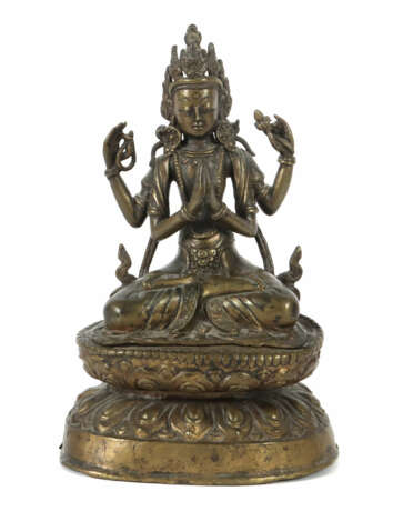 Avalokiteshvara Chenrezig Nepal, 1 Hälfte 20. Jh.,… - Foto 1