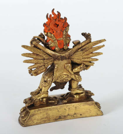 Yamantaka und Vajravetali Tibet, wohl 19. Jh., Bro… - фото 3