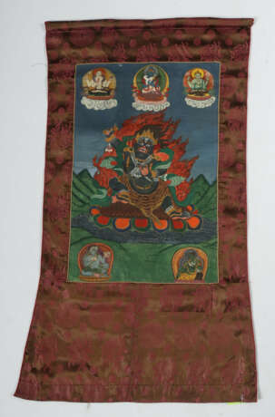 Thangka des Vajrapani Nepal/Tibet, 1. Hälfte 20. J… - фото 2