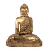 Burmesischer Mandalay Buddha Holz, geschnitzt, ver… - photo 1