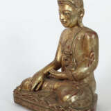 Burmesischer Mandalay Buddha Holz, geschnitzt, ver… - photo 3