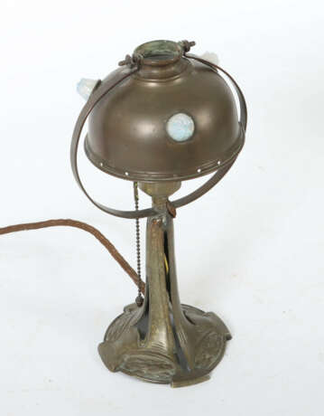 Jugendstil-Tischlampe Frankreich, um 1910, Metall … - Foto 2