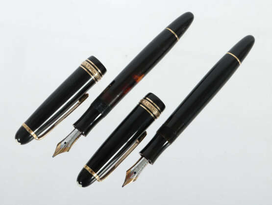 2 Montblanc Kolbenfüller ''MASTERPIECE'', Gehäuse … - photo 2