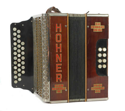 Hohner-Akkordeon Club Modell III, Blasebalg dicht,… - photo 1