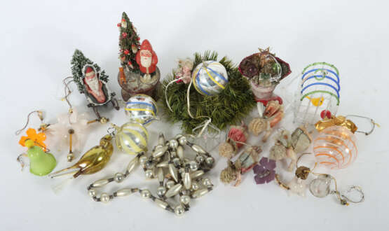 Sammlung Weihnachtsschmuck 19./20. Jh., tls. Gablo… - Foto 2