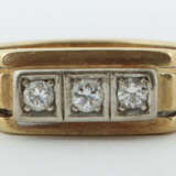 Ring mit Diamanten 1960er Jahre, Gelbgold 585, ca.… - photo 1