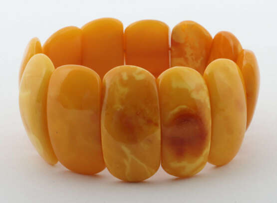 Bernsteinarmband Butterscotch 20. Jh., ca. 40,79 g… - Foto 1