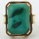 Ring mit Farbstein modern, Gelbgold 585, ca. 8,93 … - photo 1