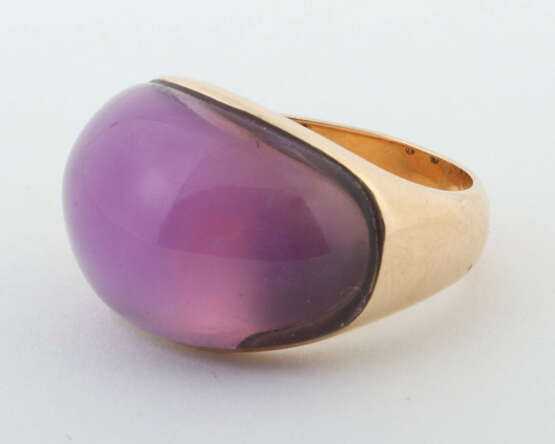 Ring mit Amethyst modern, Gelbgold 750, ca. 15,77 … - фото 1