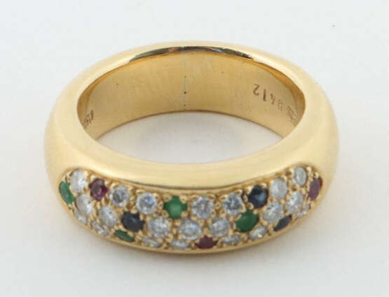 WEMPE-Ring modern, Gelbgold 750, ca. 10,33 g, bese… - photo 2