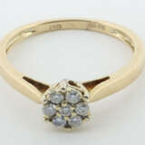 Ring mit Diamanten modern, Gelbgold 750, ca. 3,36 … - Foto 2