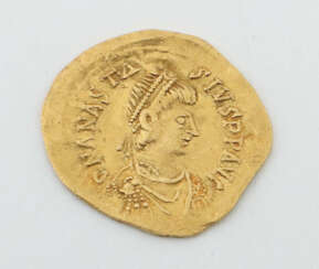 Römische Goldmünze Anastasius (491-518 n. Chr), Go…