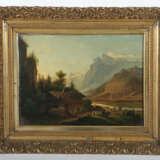 Maler des 19. Jh. ''Alpine Landschaft'', Bauernhau… - photo 2