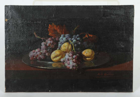 Maler des 19./20. Jh. ''Obststillleben'', Trauben … - photo 2