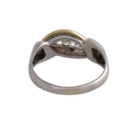 Ring mit 5 Brillanten, zusammen ca. 0,5 ct, WEISS (H)/ VS-VVS, - photo 4