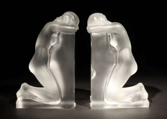 Lalique, Rene Frankreich 1860 - 1945. Paar Damenak… - photo 1