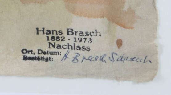 Brasch, Hans Karlsruhe 1882 - 1973 Murrhardt, deut… - photo 5