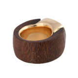 Ring aus Holz mit Tigerauge - Foto 3