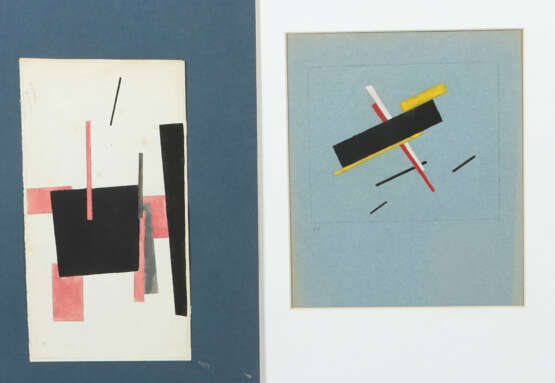 Maler des 20. Jh. wohl Russland, zwei suprematisti… - фото 1