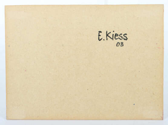 Kiess, Emil Trossingen 1930, deutscher Maler, Bild… - фото 3