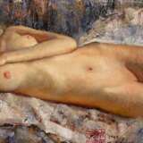 Impression gicl&eacute;e sur toile Brunette nude 2023 par Kartashov Andrey Russie 21e si&egrave;cle. 1 des 50 tirages limit&eacute;s. Leinwand 21th century - Foto 2