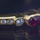 Bracelet en or avec diamants et rubis Gold Other style 21th century - Foto 3