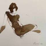 Serhiy Reznichenko Watercolor Nude Sketch 21st Century Paper 21th century - photo 3