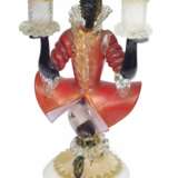 Bougeoir figurine en verre de Murano Verre Early 20th century - photo 1