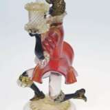 Bougeoir figurine en verre de Murano Verre Early 20th century - photo 3