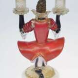 Bougeoir figurine en verre de Murano Glas Early 20th century - Foto 5