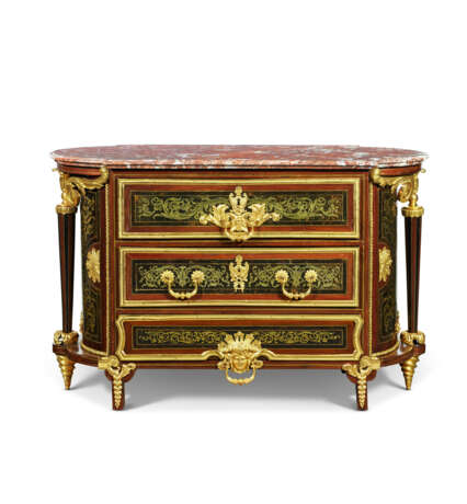 COMMODE EN TAMBOUR D`&#201;POQUE LOUIS XIV - Foto 1