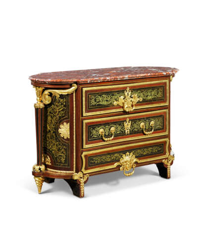 COMMODE EN TAMBOUR D`&#201;POQUE LOUIS XIV - Foto 4