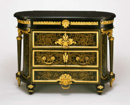 COMMODE EN TAMBOUR D`&#201;POQUE LOUIS XIV - Foto 7