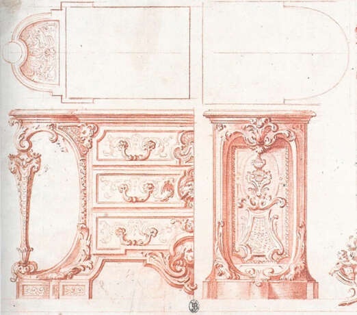 COMMODE EN TAMBOUR D`&#201;POQUE LOUIS XIV - Foto 11