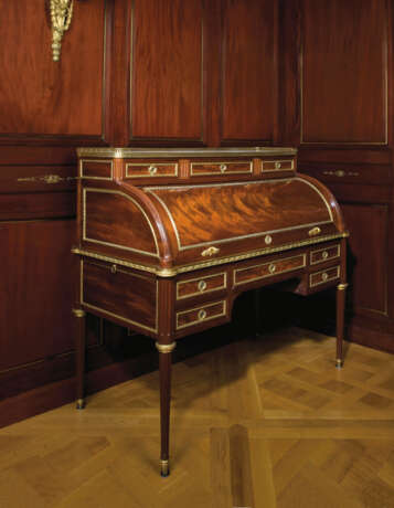 BUREAU &#192; CYLINDRE D`&#201;POQUE LOUIS XVI - Foto 10