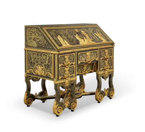 BUREAU DE PENTE LOUIS XIV - Foto 3