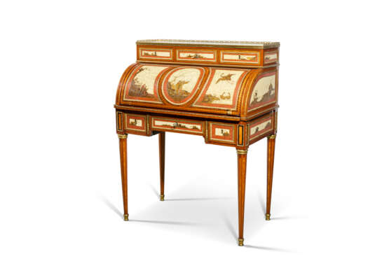 BUREAU &#192; CYLINDRE D`&#201;POQUE LOUIS XVI - photo 1