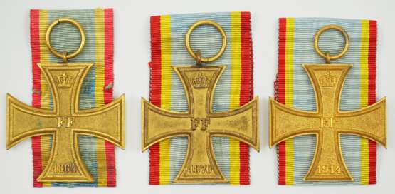 Mecklenburg-Schwerin: Militär-Verdienstkreuz, 2. Klasse - 1864 / 1870 / 1914. - photo 1