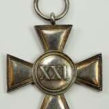 Mecklenburg-Strelitz: Militär-Dienstkreuz, 1. Klasse, für Unteroffiziere nach XXI Dienstjahren (1869-1913). - photo 4