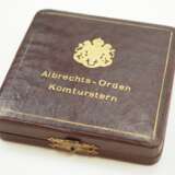 Sachsen: Albrechtsorden, 2. Modell (1876-1918), Komtur Stern, im Etui. - Foto 2