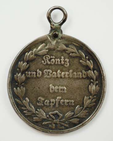 Württemberg: Ehrenmedaille für den Sieg am 1. Februar 1814 bei Brienne, in Silber. - Foto 3