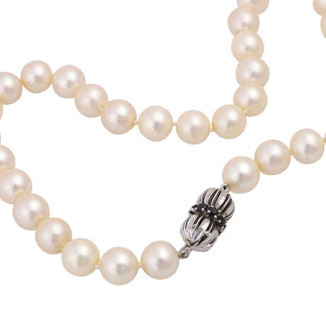 Akoya Perlenkette mit Schließe, - Foto 5