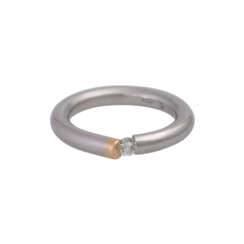 BUNZ Spannring mit Brillant ca. 0,12 ct