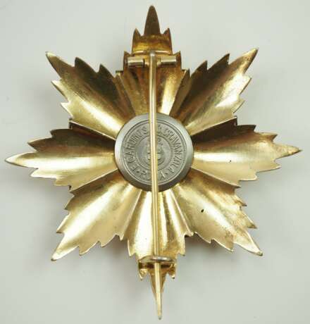 Italien: Orden vom Römischen Adler, 1. Modell (1942-1943), Goldener Großkreuz Stern, mit Schwertern. - Foto 3