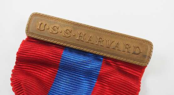 USA: Sampson-Medaille für die Marine-Einsätze in Westindien - U.S.S. HARVARD. - Foto 2