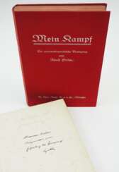 Hitler, Adolf: Mein Kampf, 2 Bände - mit Widmung und eigenh. Autograph.