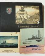 Memorabilia. Fotoalbum eines Angehörigen der Besatzung des Linienschiff &quot;Hessen&quot;.