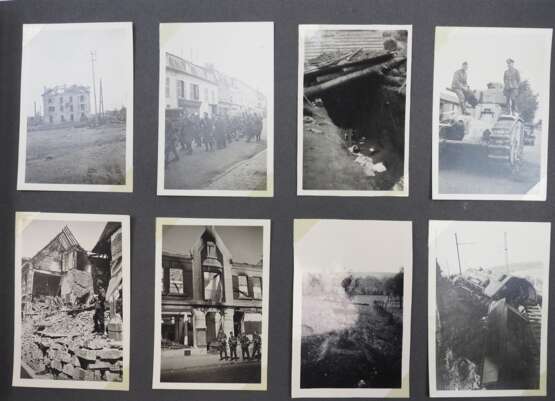 Wehrmacht: Fotoalbum Frankreich- und Balkanfeldzug. - Foto 2